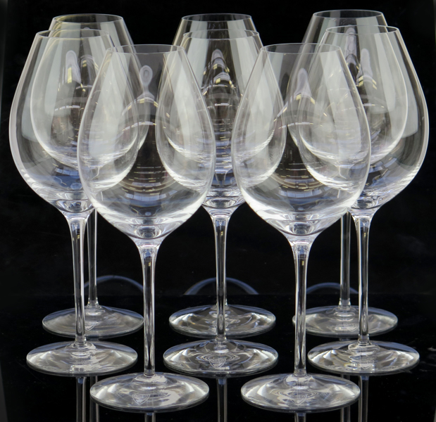 Lagerbielke, Erika för Orrefors, vinglas, 8 st, kristall, "Difference Primeur", _21540a_8da8436115d5be1_lg.jpeg