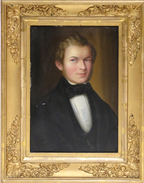 Okänd konstnär, 1800-talets 1 hälft, olja på plåt, porträtt av Robert Leopold Brattberg (1824-53),_21589a_8da845a027d67be_lg.jpeg