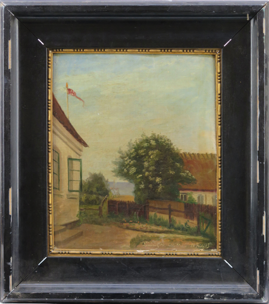 Okänd dansk konstnär, 1900-talets början, olja, sommarbild vid kusten,  _21840a_lg.jpeg