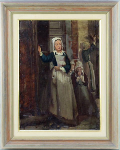 Okänd fransk konstnär, 1910-20-tal, mor och barn, _22064a_8da91a0955ea520_lg.jpeg