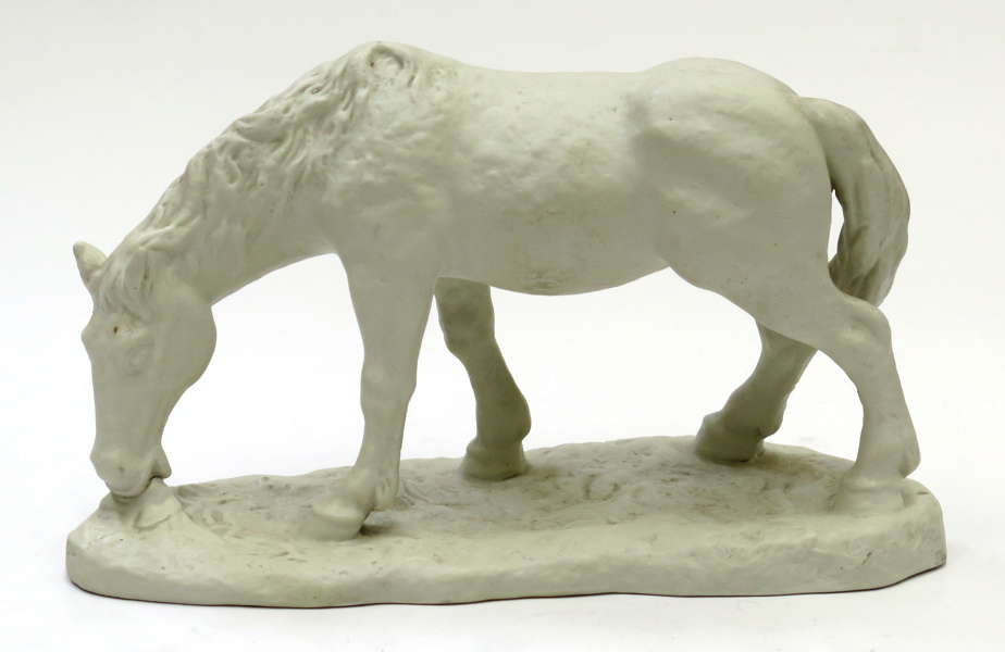 Okänd designer för Schaubach Kunst, figurin, blanc-de-Chine, stående häst, _2207a_8d84a969f03d378_lg.jpeg