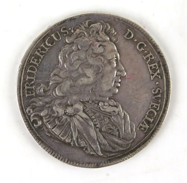Silvermynt, 1 Riksdaler Fredrik I 1728, _22590a_8da9bacf027084f_lg.jpeg