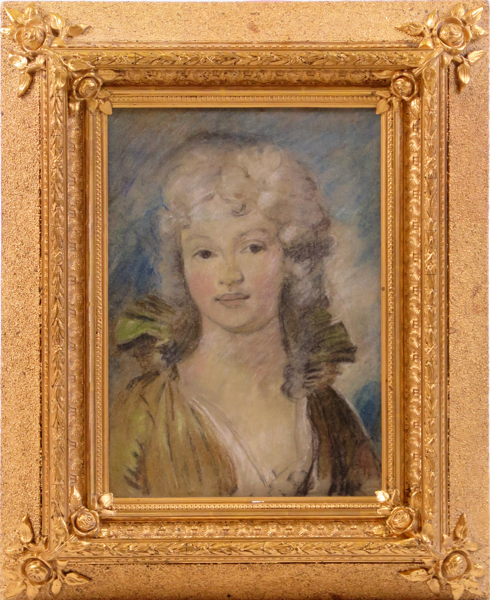 Okänd konstnär i Carl Gustaf Pilos efterföljd, 1800-tal, pastell och blyerts, porträtt av ung dam, _22802a_8daaab9a6c47dbf_lg.jpeg