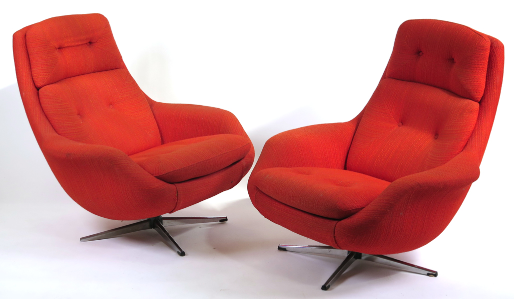 Okänd designer, 1960-70-tal, snurrfåtöljer, 1 par, orange textilklädsel, _23255a_8dab2907e149875_lg.jpeg