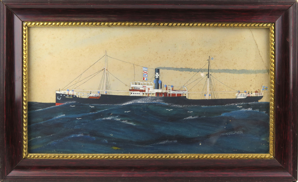 Okänd konstnär, 1900-talets 1 hälft, skeppsporträtt förställande Svenska Lloyds ångfartyg SS Orvar, _23262a_8dab2ab113366a0_lg.jpeg