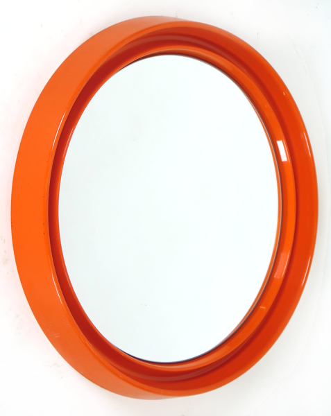 Okänd designer för Verga-Plast, Como, Italien, spegel, orange plast, _23536a_8dab5d5e5929456_lg.jpeg