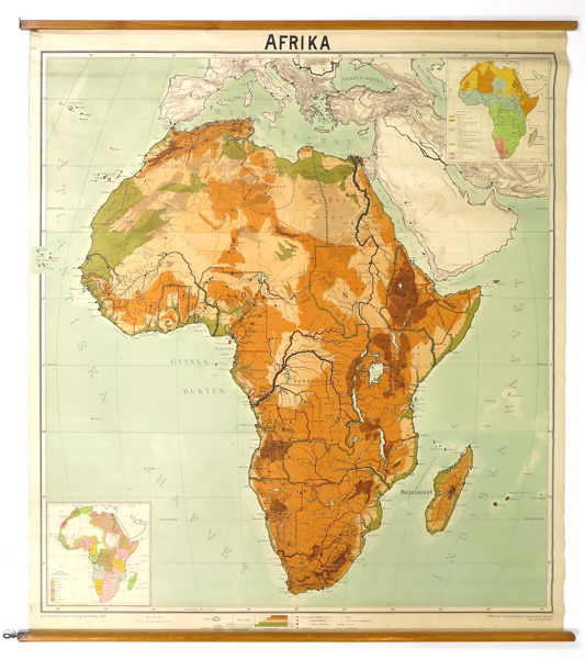 Skolplansch, litograferad, "Afrika", 1900-talets 1 hälft, 167 x 165 cm, bruksslitage_25629a_8dafed925100f73_lg.jpeg