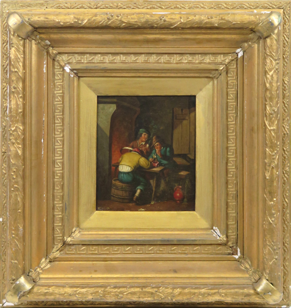 Teniers, David, efter honom, olja på kopparplåt, 1800-tal, värdshusscen, _25682a_lg.jpeg