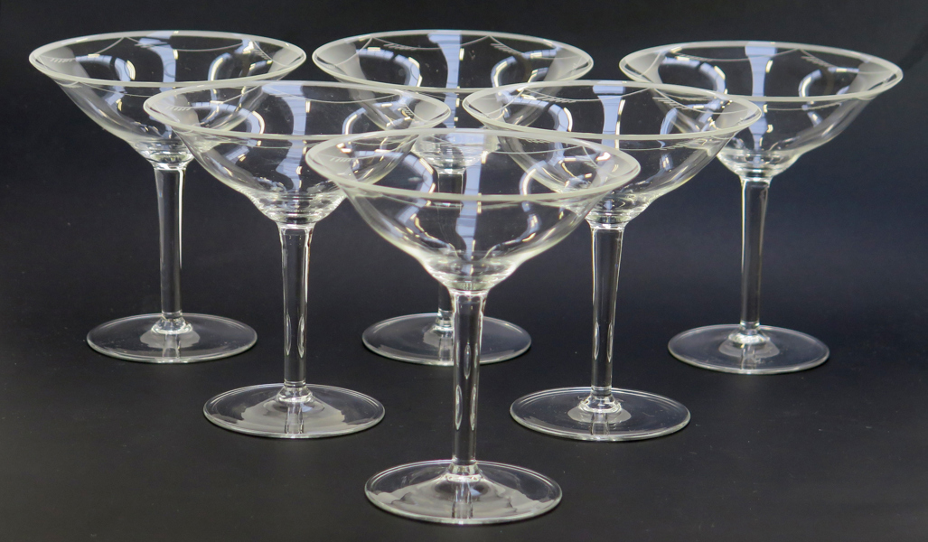 Okänd designer, Martiniglas, 14 st, glas, h 12,5 cm _25714a_8daff8e54e2f725_lg.jpeg