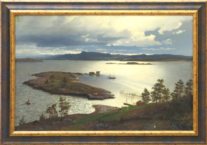Gude, Hans Frederik, kopia efter, olja, Sandvikenfjorden, efter original från 1879 på Nationalmuseum, otydligt betecknad H Gude...., 54 x 83 cm_25872a_8db0529bbdf0be7_lg.jpeg