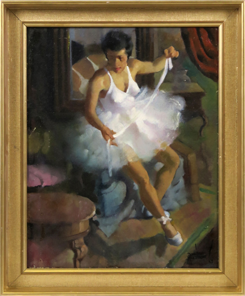 Mazzone, Domingo, olja, ballerina, signerad och daterad 43, 50 x 40 cm_26115a_lg.jpeg