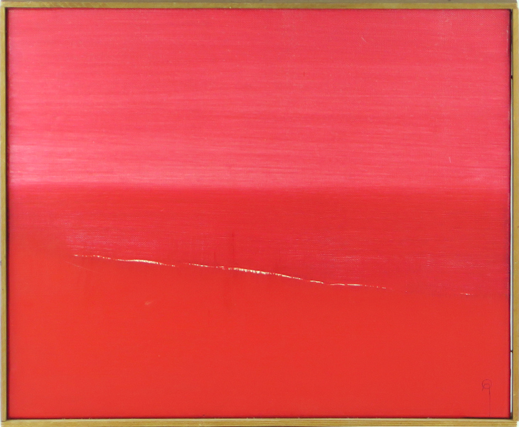 Okänd konstnär, olja, komposition i rött, oidentifierat monogram, 39 x 48 cm_26167a_8db1016980f5dfd_lg.jpeg