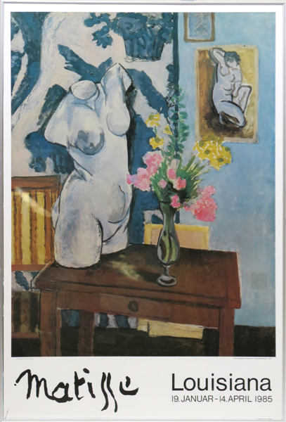 Matisse, Henri, utställningsaffisch, offset, Louisiana 1985, synlig pappersstorlek 92 x 82 cm_26700a_8db23c98a9fa860_lg.jpeg