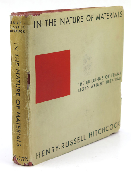 Bok: Hitchcock, Henry-Russell, "In the Nature of Materials: The Buildings of Frank Lloyd Wright 1887-1941", 3 upplagan 1942, ej genomgången, visst slitage_27116a_8db2a0f336b2125_lg.jpeg