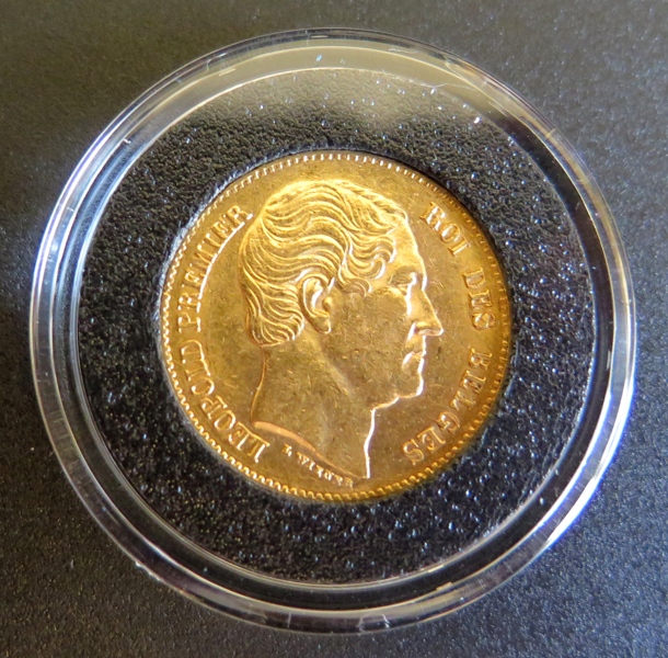 Guldmynt, 20 Francs, Belgien Leopold I1865, , 6,45 gram 900/1000 guld, säljes till förmån för Lions_27297a_8db2c7b45ad283d_lg.jpeg