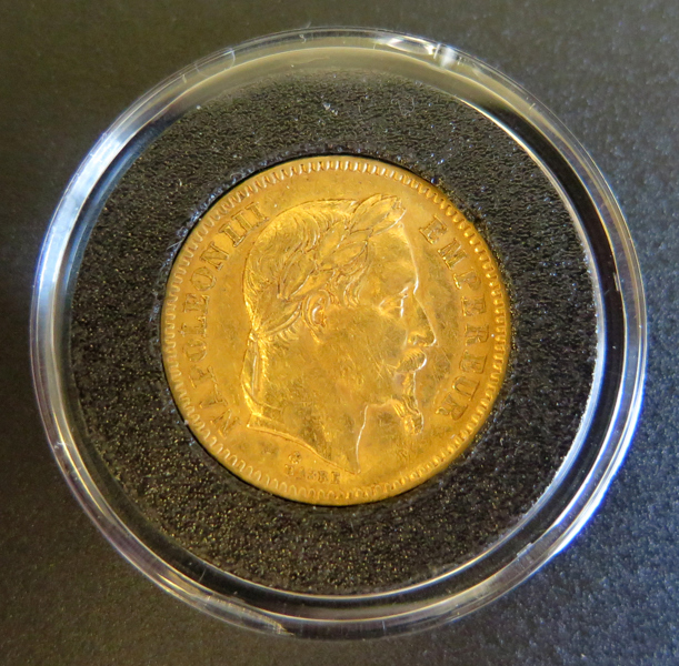 Guldmynt, 20 Francs, Frankrike, Napoleon III, 1863, , 6,45 gram 900/1000 guld, säljes till förmån för Lions_27301a_8db2c7afc3ae2ef_lg.jpeg