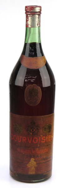Flaska, bruntonat glas, Courvoisier VO, 1900-talets 1 hälft, Matusalem (?), höjd 58 (!) cm_27452a_8db4187f16d78ef_lg.jpeg