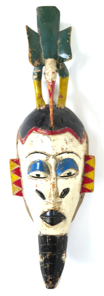 Mask, skuret och bemålat trä, så kallad Kalao Bird mask, Senufo, Elfenbernskusten, 1900-talets 2 hälft, h 66 cm_27466a_8db41a2c6f56283_lg.jpeg