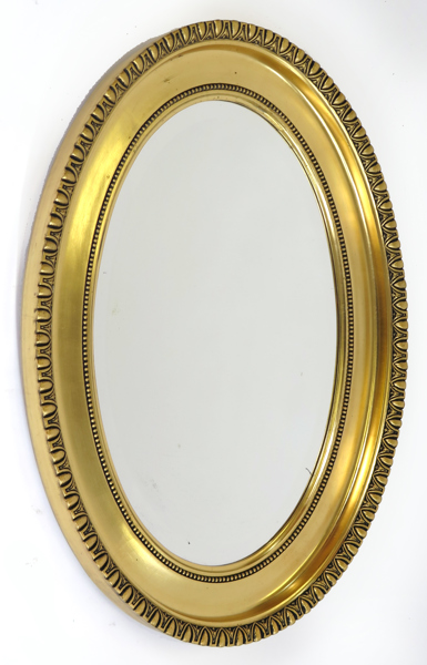 Spegel, förgyllt trä, 1900-talets 1 hälft, oval, h 81 cm_27491a_8db42672b1f1eaf_lg.jpeg