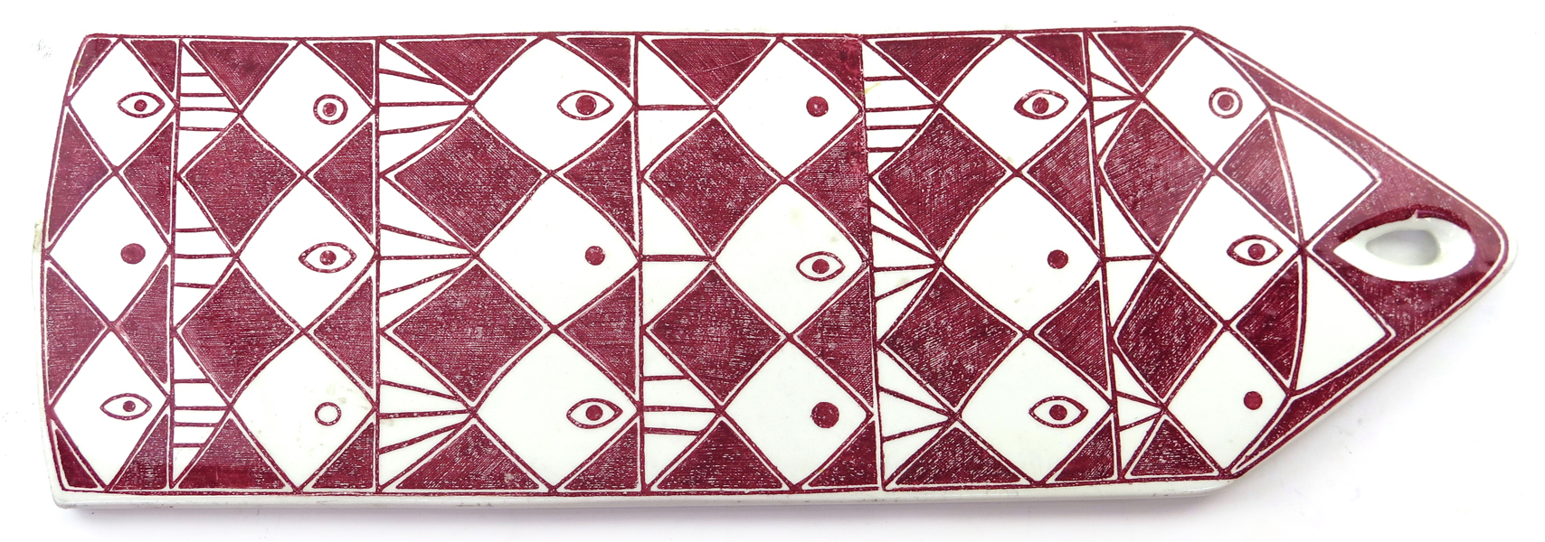 Westman, Marianne för Rörstrand, skärbräda, porslin, "Frisco", design 1951, l 36,5 cm