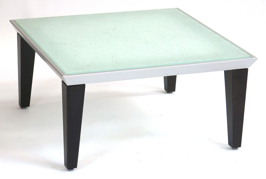 Okänd designer för Leolux, soffbord, betsat trä med mönstrad glasskiva, _2853a_8d85ef5871690d8_lg.jpeg