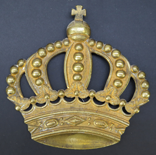 Kungligt emblem, brännförgylld brons, 17-1800-tal, b 12 cm_29306a_8db70e12a920d15_lg.jpeg