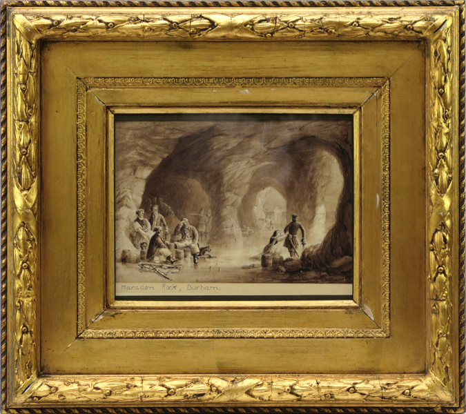 Okänd konstnär, England 1800-tal, smugglare i Marsden Rock, synlig pappersstorlek 17 x 23 cm_29328a_8db71699b06a13b_lg.jpeg