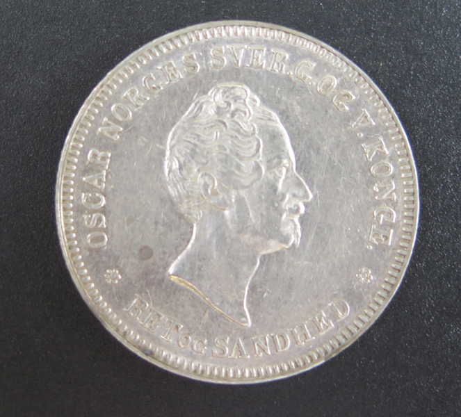 Silvermynt, 1/2 Speciedaler, Oskar I, Norge 1850_29892a_8db7d669fbb8027_lg.jpeg
