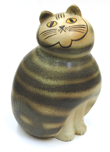 Larson, Lisa för Gustavsbergs K-Studio, figurin, glaserat stengods, sittande katt, "Mia Maxi",_2997a_8d86081d72aa092_lg.jpeg