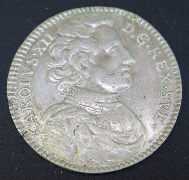 Silvermynt, 4 Mark, Karl XII 1716, myntmästare Lorentz Careelberg