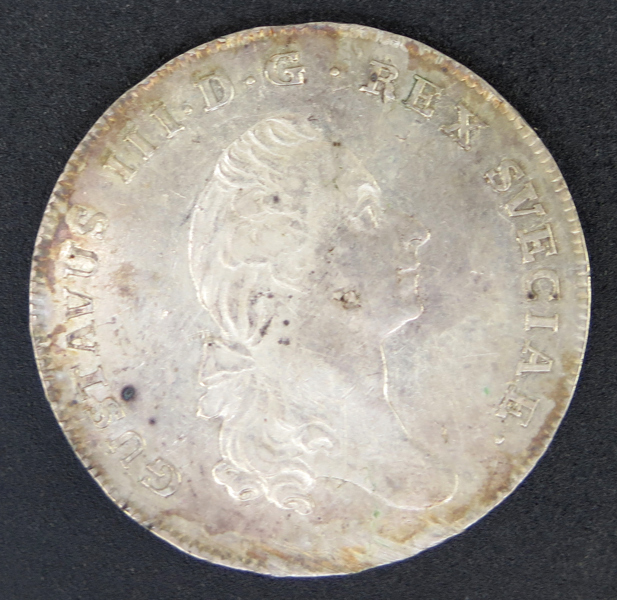 Silvermynt, 1 Riksdaler, Gustav III 1781