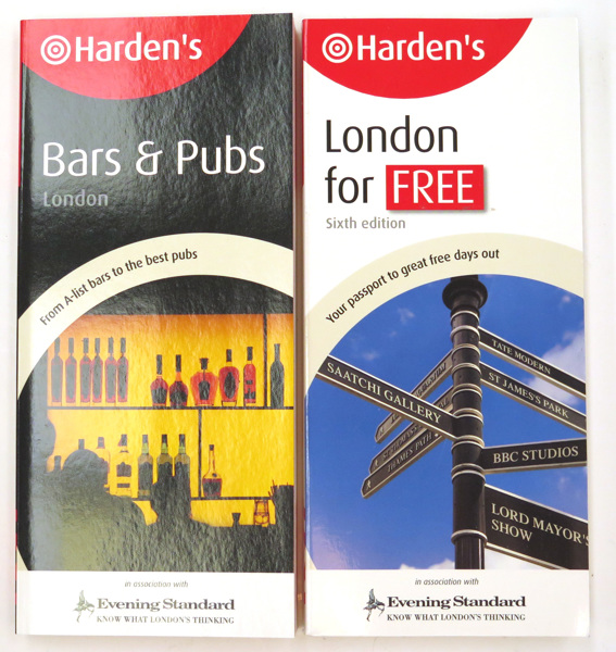 Cirka 125 guideböcker; Harden's London for Free respektiveBars & Pubs, 6 upplagan 2009, _3017a_8d8609f73fe0a89_lg.jpeg