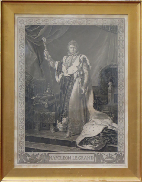 Boucher-Desnoyers, baron Auguste Gaspard Louis efter Gérard, Francois, kopparstick, "Napoleon Le Grand", 1808, synlig pappersstorlek 69 x 51 cm_30940a_lg.jpeg