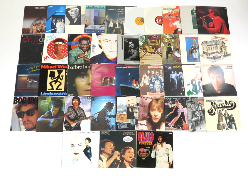 Parti LP-skivor, ca 40 st, bl.a John Lennon, Bob Dylan, Johnny Cash m.m_30976a_lg.jpeg