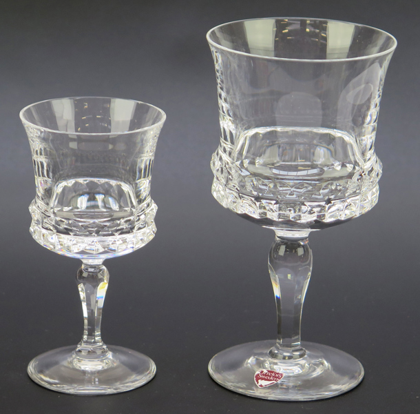 Lundin, Ingeborg för Orrefors, glasservis, 14 + 12 delar, 'Silvia', design 1957