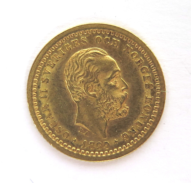 Guldmynt, 5 kr Oskar II 1899, vikt 2,24 gr 900/1000 guld,_3199a_8d8652ae404ecea_lg.jpeg