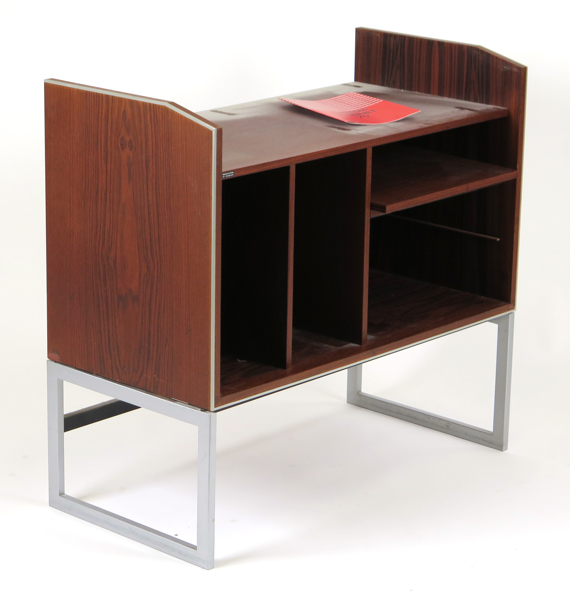 Jensen, Jacob för Bang & Olufsen, musik/hyllmöbel, palisander och aluminium, System Cabinet 70 (SC70), design 1979, 80 cm