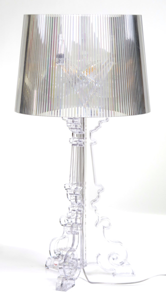 Laviani, Feruccio för Kartell, lampa, polykarbonat, Bourgie, design 2004, h 73 cm