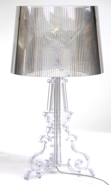 Laviani, Feruccio för Kartell, lampa, polykarbonat, Bourgie, design 2004, h 68 cm, 1 lamphållare defekt