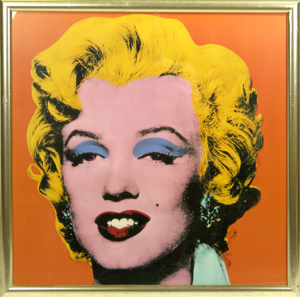 Warhol, Andy, efter honom, offset, "Shot orange Marilyn" efter original från 1964, ed 1993 Achenbach Art Edition, Düsseldorf & Neues Publishing Company, New York 