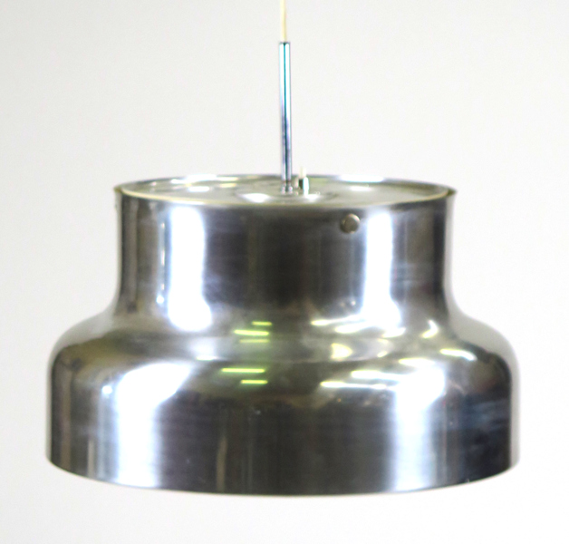 Pehrson, Anders för Ateljé Lyktan, lampa,aluminium, "Bumling", modell 240/500, design 1968, etikettsignerad, dia 48 cm, plastgaller saknas