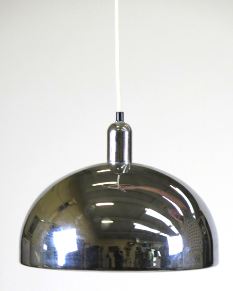 Okänd designer, taklampa, kromad och lackerad metall, Bauhausstil, diameter 33 cm_33606a_lg.jpeg