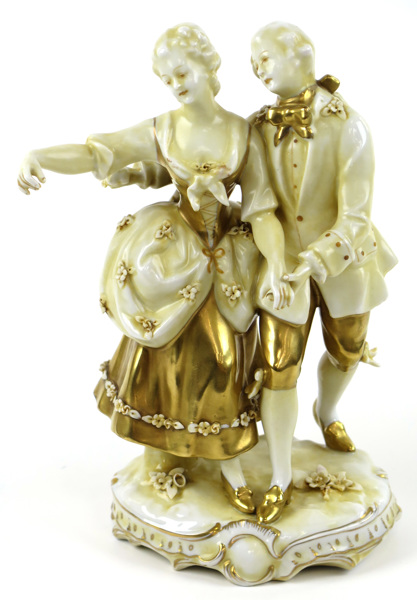 Okänd designer för Capo di Monte, figurin, delvis förgyllt porslin, dansande par,_3378a_8d86b71bf849e4f_lg.jpeg