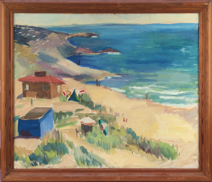 Liljedahl, Gösta, olja, Sydfranskt kustlandskap, signerad och daterad 1935, 46 x 55 cm, fransk spännram_34172a_lg.jpeg