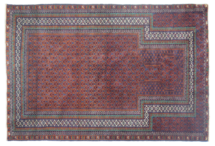 Matta, old /semiantik Turkmen (?), 135 x 90 cm