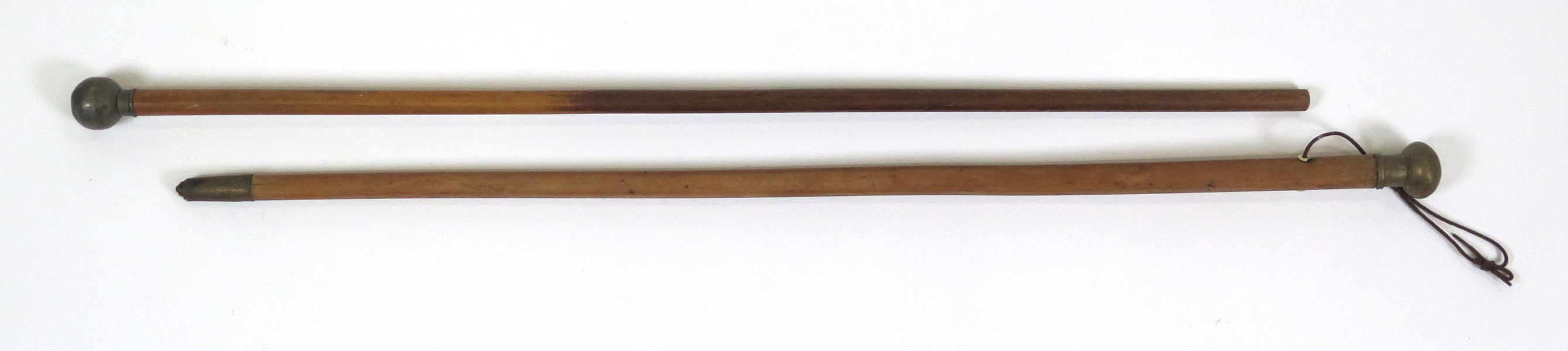 Käppar, 2  st, 17-1800-tal, längd 85 - 86 cm