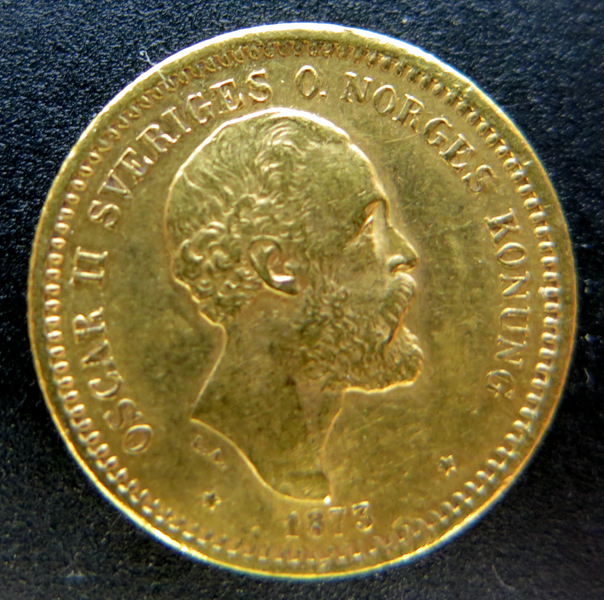 Guldmynt, 10 kronor, Oskar II 1873,  4,48 gram 900/1000 guld_35517a_8dc07bb667f9c39_lg.jpeg