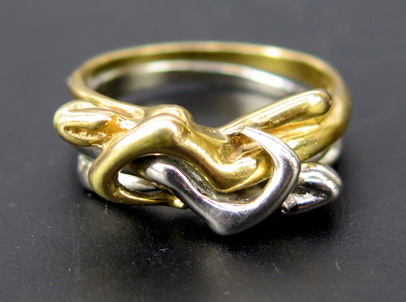 Jourdan, Charles, ring, förgylld metall, innerdiameter 17 mm