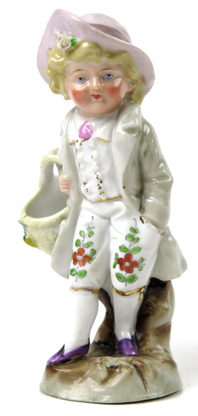 Figurin, delvis bemålat porslin, Conta & Böhme, Pössneck, 1800-talets 2 hälft, gående pojke med korg, stämplad signatur, h 13 cm_36157a_8dc1cde848dbca5_lg.jpeg