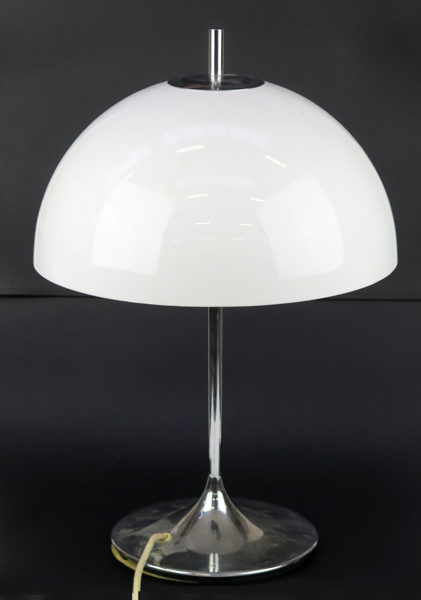 Bentler, Frank J, bordslampa, krom med vit plastskärm, Danmark 1960-tal, modellnummer A 3373, h 48 cm_36563a_lg.jpeg